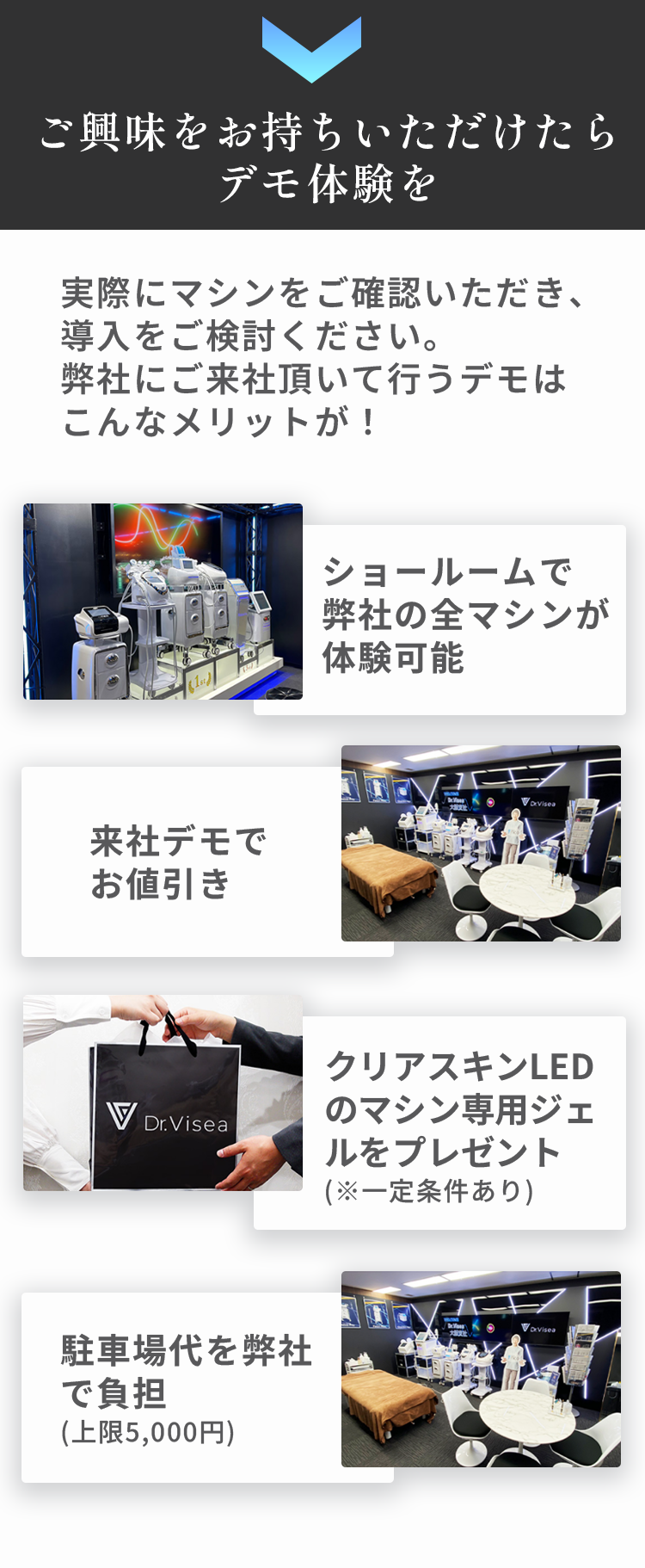 デモ体験メリット